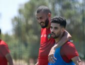 صور.. مهاجم الزمالك يشارك فى تدريبات المنتخب المغربى استعدادا لأمم أفريقيا