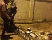حملة مسائية لإزالة أعمال بناء مخالفة بالمنتزة شرق الإسكندرية 