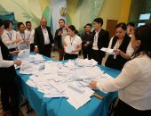 صور.. 77 % نسبة التصويت فى الانتخابات الرئاسية بكازاخستان