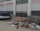صور.. أضبط مخالفه.. انتشار القمامة أمام مدارس كفر الزيات بالغربية