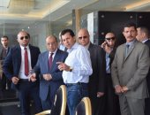 وزيرا الرياضة والتنمية المحلية يتابعان اللمسات النهائية لاستاد القاهرة.. صور