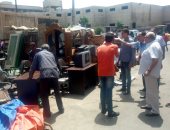 صور.. حملة مكبرة لإزالة الاشغالات أسفل كوبرى 27 غرب الإسكندرية