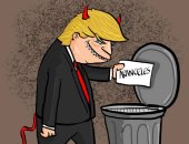 كاريكاتير .. صحيفة مكسيكية تسخر من ترامب وتشبهه بالشيطان