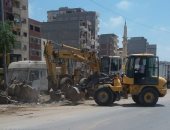 حملات يومية لمواجهة ظاهرة الإشغالات والتعدى على الطريق العام شرق الإسكندرية