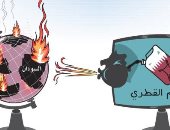 كاريكاتير الصحف السعودية.. إيران وحلفائها تشعل منطقة الشرق الأوسط