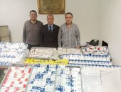 صور.. جمارك مطار برج العرب الدولى تحبط محاولة تهريب أدوية للإجهاض والصرع