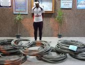 سقوط تشكيل عصابى تخصص فى سرقة الكابلات الكهربائية بالأقصر