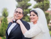 مكرم محمد أحمد وقيادات الأعلي للإعلام فى حفل زفاف أحمد وسارة