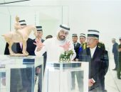 ملك ماليزيا يزور متحف اللوفر أبو ظبى بدولة الإمارات
