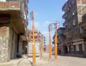 أعمدة كهرباء مساكن السوالم بأبو كبير تهدد حياة المواطنين