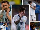 21 لقطة تكشف معاناة ميسى مع الأرجنتين فى كوبا أمريكا.. صور