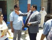 صور .. رئيس حى المنتزه يتفقد مشروعات رفع كفاءة البنية التحتية
