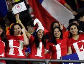 10 صور ترصد حماس جماهير تشيلى ضد اليابان فى كوبا أمريكا