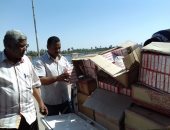 صور.. تموين الأقصر تضبط 500 عبوة معسل منتهية الصلاحية بمدينة أرمنت