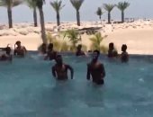 فيديو.. منتخب غانا ينقل تدريباته البدنية لحمام السباحة قبل أمم أفريقيا