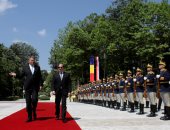 بدء مراسم استقبال الرئيس السيسى فى العاصمة الرومانية بوخارست