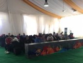 إقبال جماهيرى كثيف على منفذ تذكرتى بمركز شباب الجزيرة