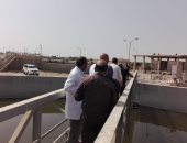 نائب الشركة القابضة ورئيس مياه الفيوم يتفقدان محطة معالجة قحافة لرفع كفاءتها