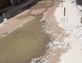 استمرار انتشار مياه الصرف الصحى بشارع جرجس حنا بعين شمس