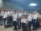 100 شاب وفتاة بكشافة مطرانية أبوتيج يشاركون في تأمين احتفالات دير الجنادلة