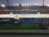  فيديو وصور ..ستاد القاهرة يستعد لحفل افتتاح بطولة الأمم الأفريقية