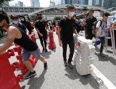صور.. استمرار الاحتجاجات فى هونج كونج ضد قانون تسليم المتهمين للصين