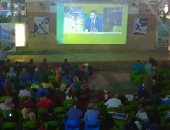 صور..زحام على مقاهى وأندية الإسكندرية لمشاهدة مباراة انطلاق البطولة