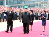 الرئيس الصينى يختتم زيارته إلى كوريا الشمالية