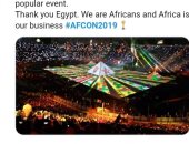 "EGYPT MADE AFRICA PROUD".. أبناء القارة السمراء ينبهرون بافتتاح أمم أفريقيا