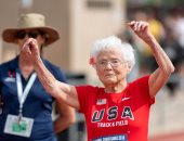 أمريكية عمرها 103 عام تفوز بميدالية ذهبية فى سباق 100 متر