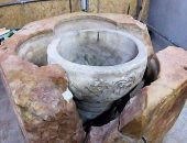 اكتشاف جرن المعمودية خلال أعمال ترميم كنيسة المهد فى بيت لحم