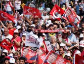 صور.. المعارضة التركية تحشد أنصارها فى اسطنبول قبل انطلاق انتخابات الإعادة