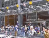 ننشر فيديو لاحتجاج "تغير المناخ" أمام صحيفة نيويورك تايمز الأمريكية