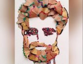 قارئة تشارك برسمة محمد صلاح باستخدام بواقى القلم الرصاص