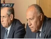 انطلاق جلسة مباحثات روسية مصرية بحضور شكرى ولافروف