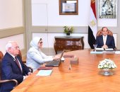 السيسى يستعرض تفعيل منظومة التأمين الصحى الشامل ببورسعيد