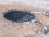 شكوى من عدم وجود غطاء لبالوعة مياه الصرف الصحى بمدينة الشروق