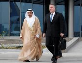 شاهد.. وزير خارجية أمريكا يغادر أبوظبى عقب لقائه الشيخ محمد بن زايد
