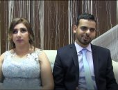 صور وفيديو.. نور القلوب يضىء خطوبة هشام وريموندا فى دار مكفوفين