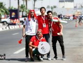 طبلة "صلاح" وقميص ليفربول فى صدارة توافد جمهور المنتخب أمام الكونغو