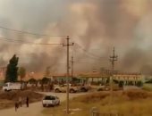 فيديو.. سلسلة حرائق تلتهم مقابر الإيزيديين وأرضهم شمالى العراق