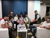 صورة.. يوم واحد يفصل نسرين أمين على الانتهاء من "ولاد رزق 2 "