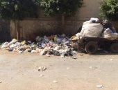 شكوى من تراكم القمامة بجوار نادى الجمهورية بشبين الكوم