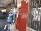 حى العجوزة يطور ميدان شاهين ودهن العقارات المطلة على المحور.. صور