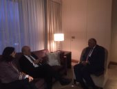 شكرى يبحث مع نظيره الفرنسى القضايا الإقليمية ذات الاهتمام المشترك