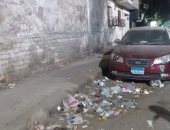 شكوى من تراكم القمامة فى شارع معهد ناصر بمحافظة القاهرة