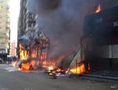 السيطرة على حريق داخل معرض وملاهى فى الهرم دون إصابات