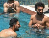 محمد صلاح فى معسكر الكان.. سباحة وطاولة وجيمانيزيوم