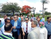 صور..وفد البرلمان ومحافظ الإسكندرية يزورون الحديقة الجديدة بمدخل المحافظة
