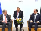السيسي يؤكد لسكرتير عام الأمم المتحدة دعم مصر لجهود السلم والأمن الدوليين